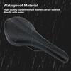 High Quality Leather Bike Saddle Steel Rail Waterproof Soft Cushion Ventilation Road MTB Fixed Gear Unisex Adults Sport Bicycle