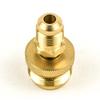 1Lb Propane Tank Cansiter Regulator Portable Camping Grill Stove Brass Adapter Connection Convert To 3/8 Male Flare 5/8"-18Unf