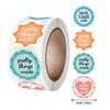 Stickers 500 Pcsroll  Face Encouragement Reward Sticker Children Toy Decoration Sticker Label