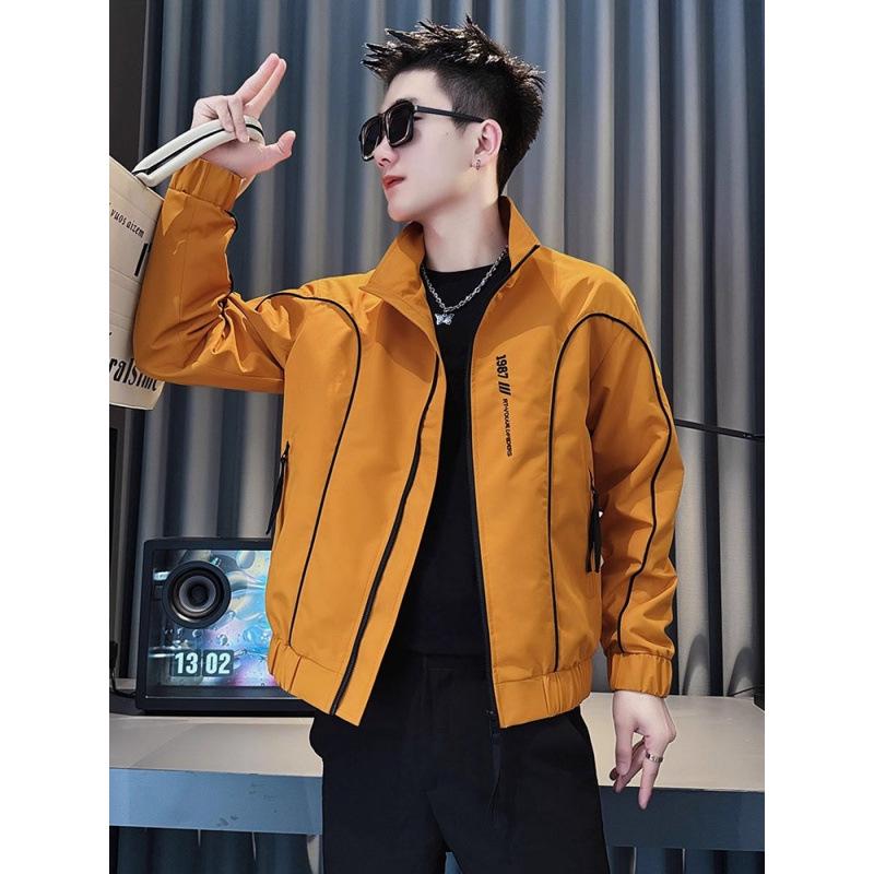 Herren Trendige Bestickte Jacke, Frühjahr/Herbst 2025 Kollektion