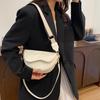 Minimalist Pu Saddle Bag For Women With Crossbody Strap For Daily Use