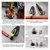 Motorrad Rückspiegel Klarglas Roller Bar End Lenker Spiegel Modifizierte Invertiert Rückspiegel Motorrad Zubehör