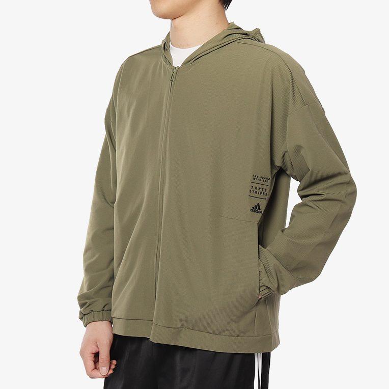 Adidas M ID MESH FZ HD Jacket Men's Olive DV1100