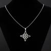 Stainless Steel Simple Witch's Irish Knot Necklace Infinity Witch Jewelry Women's Charm Casual Charm Jewelry Gift