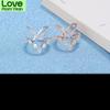  Tone Irregular Double Layer Zirconia Finger Ring Anillos Resizable For Women Rings Bague S R172Trendy Rings