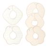Bib 360 Baby Organic Cute Petal Set of for Boys and Girls [MOMSMENU] Bib, Waterproof, Cotton, Soft, Shape, 5,