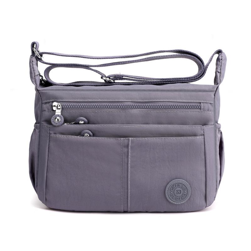 2025 Nylon Women Messenger Bags Waterproof Zipper Package Canvas Travel Crossbody Bag Fashion Female Totes Shoulder Bag