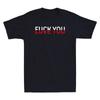Fck You Love You Red And White Text Quote Funny Saying Gift Retro Men's T-Shirt