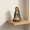 DIY Christian Beading Kit, Cute 4-Pack Tiny Beaded Jesus/Mary DIY Kit, Handmade Mini Faith Beads Craft with Instruction for Beginners, Craft