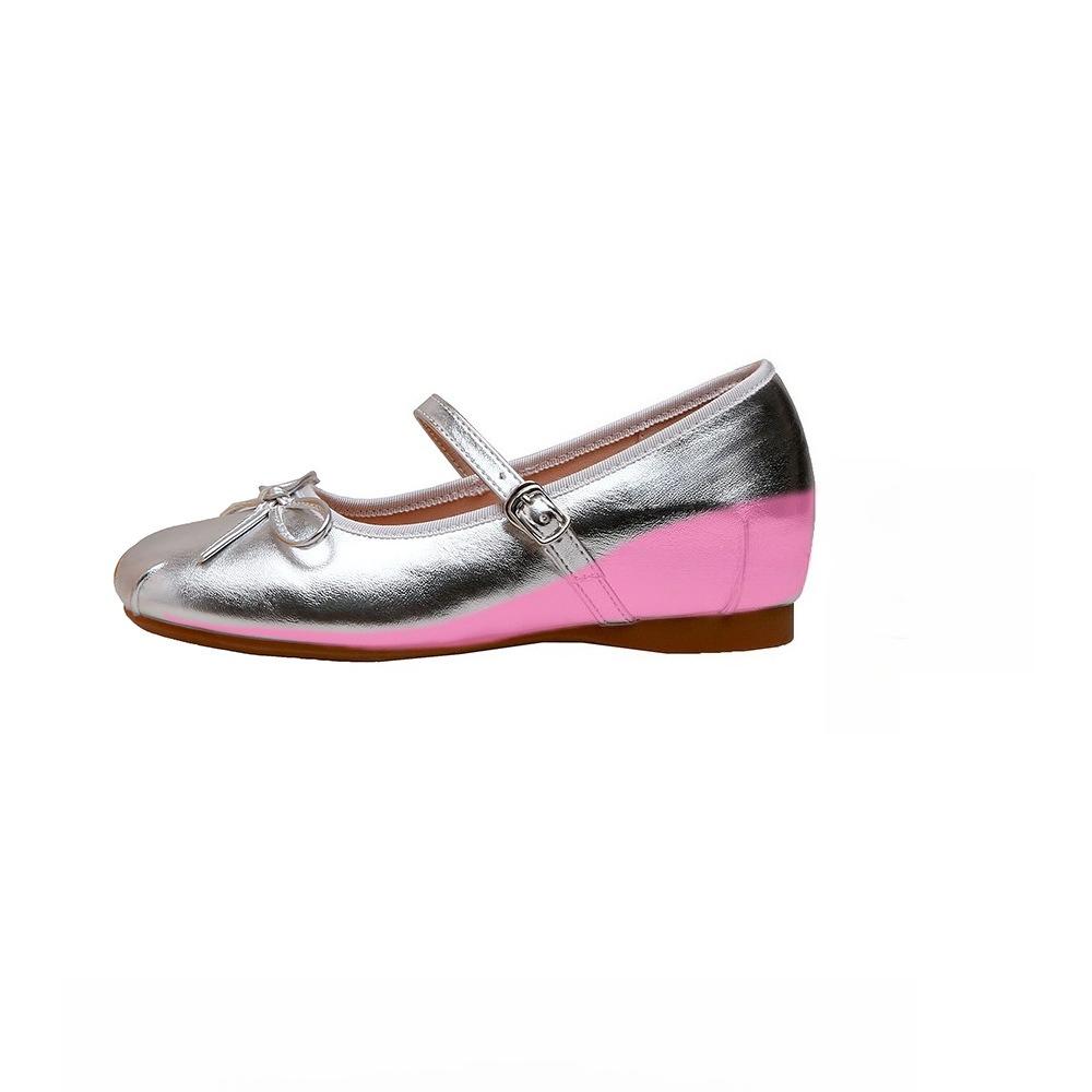 Fashion Women Loafers 2025 Summer Lightweight Comfortable Luxury Mary Jane Shoes Fashion Bow-knot Buckle Strap Ballet Shoes Zapatillas