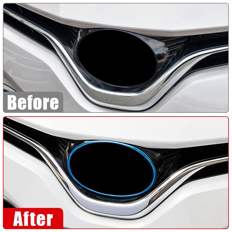 For Toyota Camry XV70 2018 Camry 70 Hybrid Car Front Grille Trim Frame Cover Trim Accessories