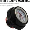 1.8 Bar High Pressure Radiator Cap 25.6psi with Temperature Gauge for Honda Ranger Husqvarna Motorcycle Dirt Bike ATV Models