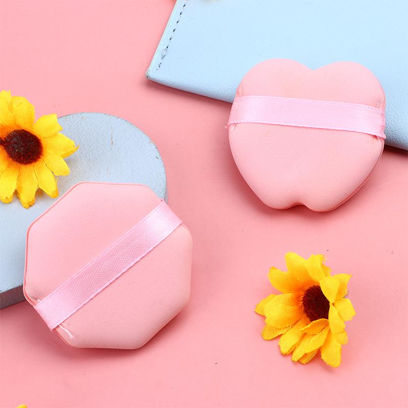 1/4Pcs Strawberry Cookie Puff Professional Air Cushion Puff Concealer Foundation Puffs Wet And Dry Use Puff Makeup Sponge