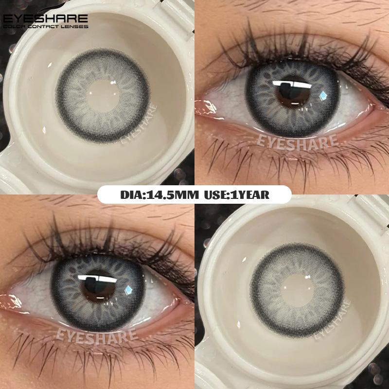 Eyeshare YENİ Mavi Göz Rengi Lens 1 Çift Gözler İçin Yeşil Renkli Göz Bebekleri Doğal y2k Moda Lensler Kore Tarzı Colorcon Göz Lensleri