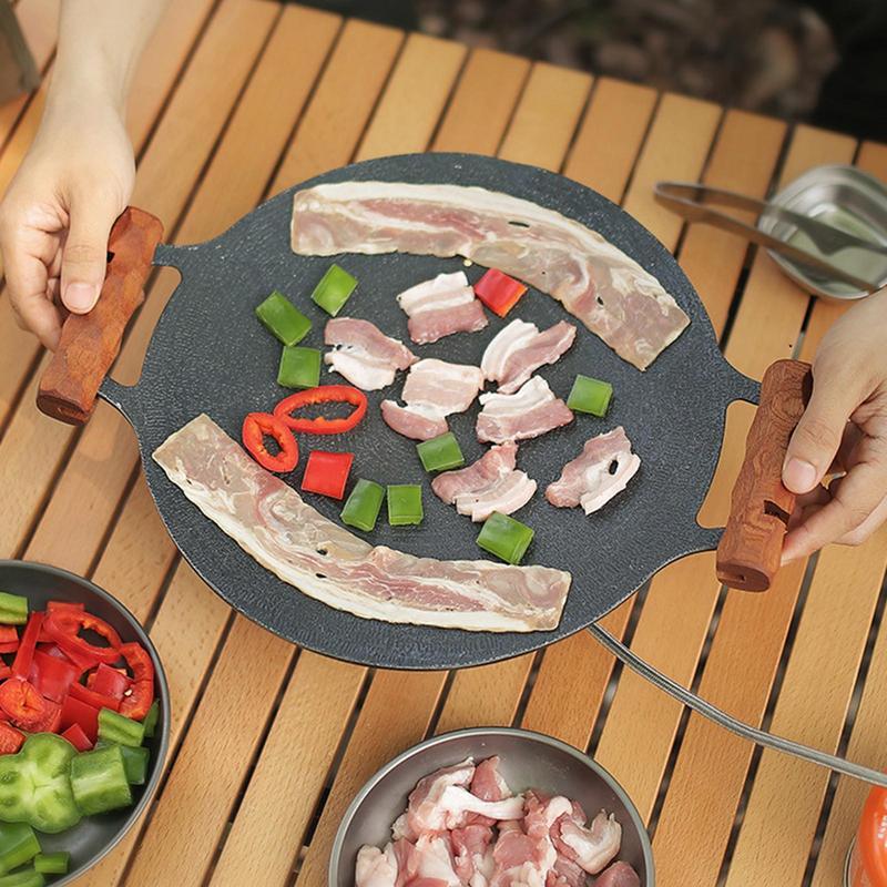 Skillet Handle Cover Kitchenware Wooden Grip Holder Heat Resistant Assist Pan Handle Wooden Sleeve For Skillet Grilling