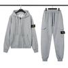 CrossSTONE Sitong Island Men's Zippered Hoodie Jacket & Casual Sweatpants Set