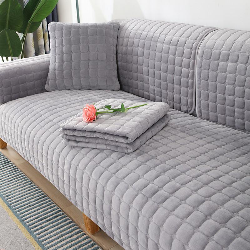 Fabric Simple Household Sofa Seat Pad With Enhanced Padding And Nonslip Surface