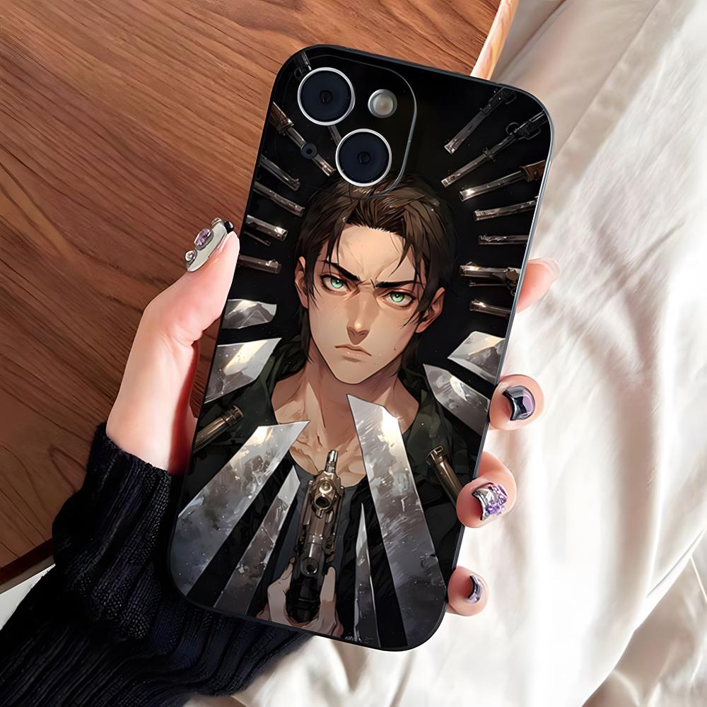 Attack On Titan Phone Case For IPhone 17 Pro Max 16 15 14 Pro Max 13 11 X Xs Xr 8 7Plus Silicone Cover