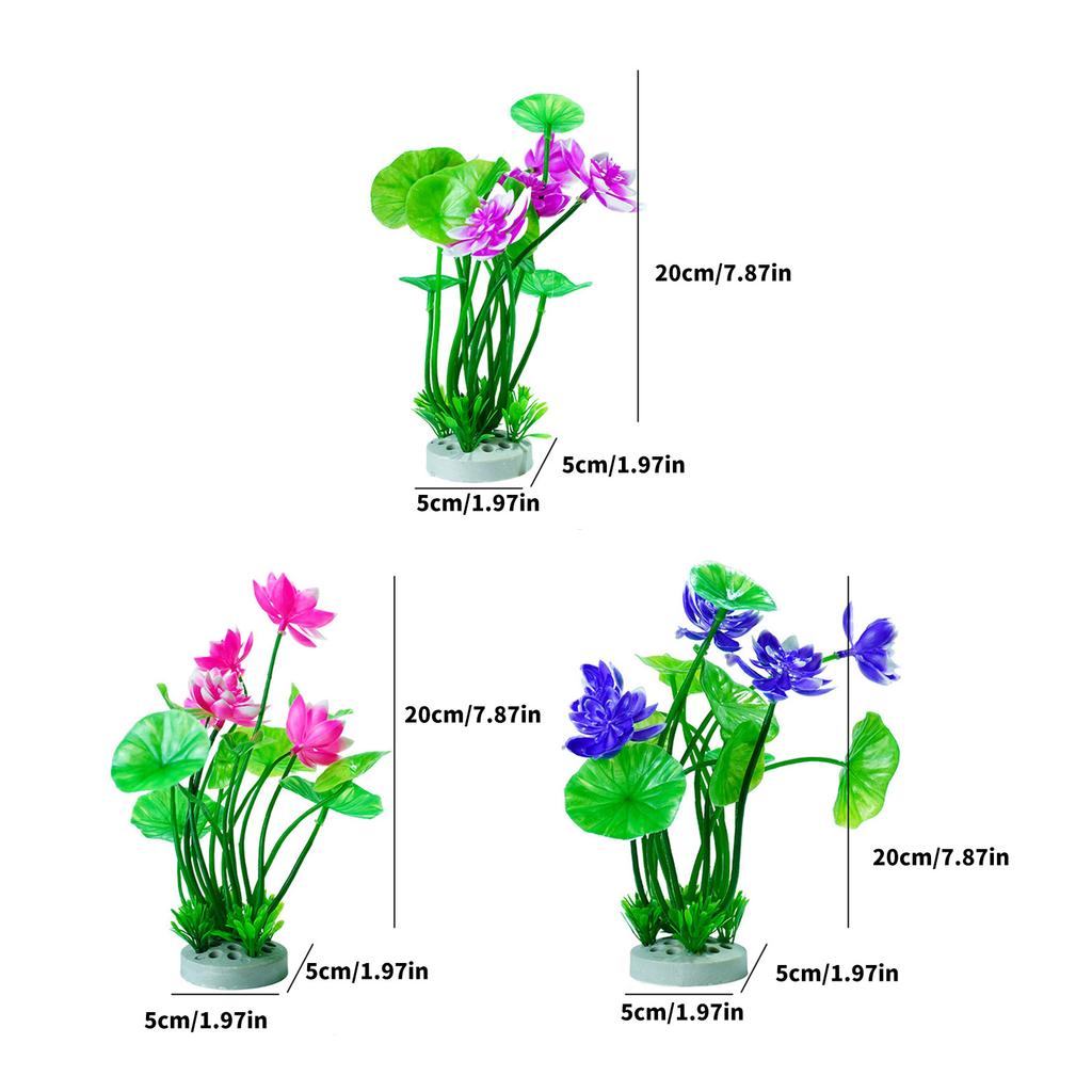 Aquariums Handicrafts Artificial Lotuses Plant Crafts Decorations Fish Tanks Supplies Sea Art Crafts Decorations