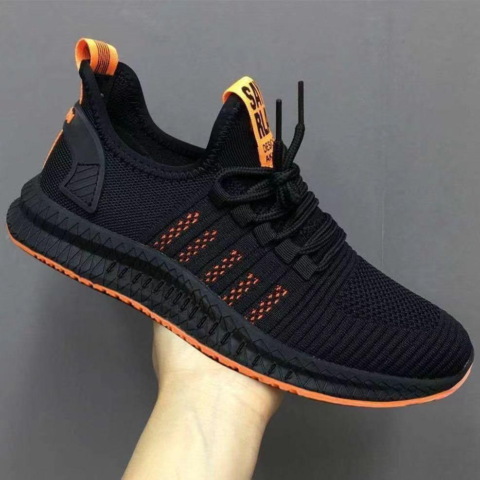 Single Net Optional Men's Trendy Shoes, Simple Trend Men's Sports and Leisure Running, Lazy Shoes Men