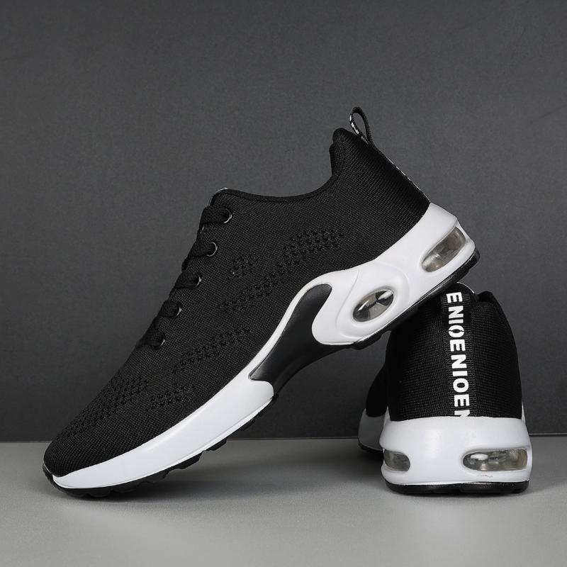 Dámské protiskluzové sportovní boty 2024 Podzim Nové prodyšné platformové tenisky Dámské tkané ležérní polstrované pohodlné běžecké boty