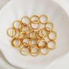 Gold Plated Color-Retention Beading Circle for DIY Jewelry