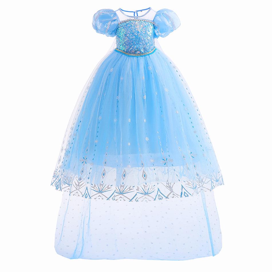 Frozen Elsa Princess Dress for Girls - One Piece