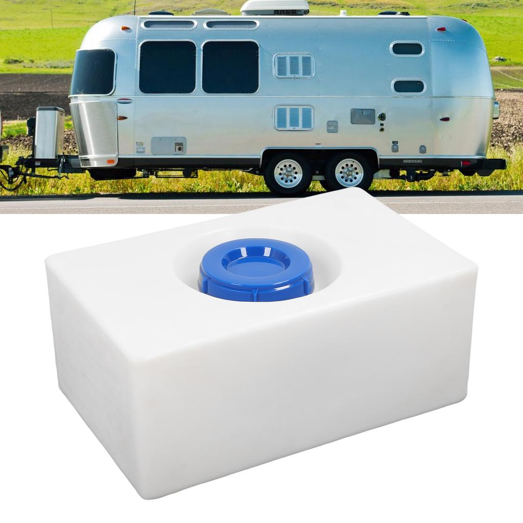 RV Water Storage Tank 21.3 X 13.2 X 9.1in Heat Cold Resistant PE Fresh Water Tank for Trailer Boat Yacht