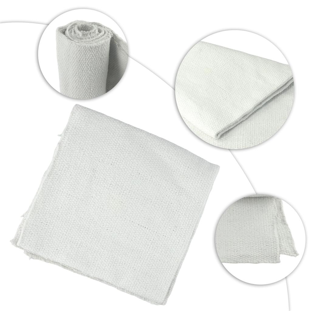 Coperta Antincendio Spessa 2 mm Resistente ad Alte Temperature 1260 ℃ Tessuto in Fibra Ceramica 0,2 m/0,5 m/1 m*1 m Fibra Ceramica