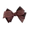 Elegant Korean Mesh Bow Banana Clip for Fine to Medium Hair, Ideal for High Ponytails.