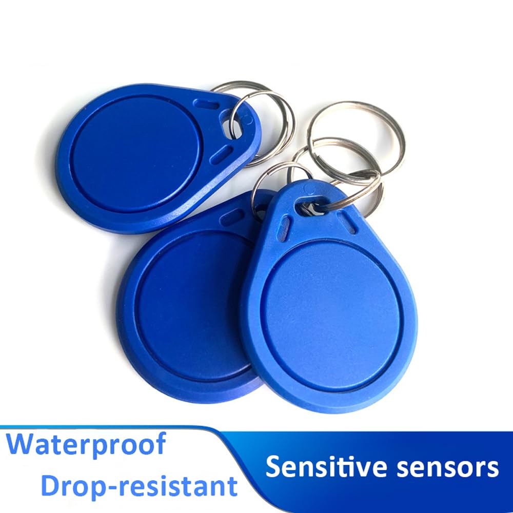 10pcs 13.56MHz UID Rewritable IC Clone Smart Key Fobs,Blank Tag Writable Readable,Access Control RFID Tag Token,Access Control Key Card Used to