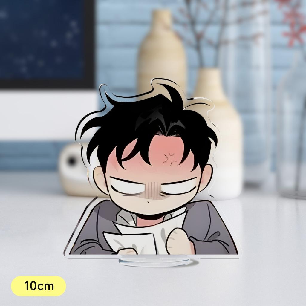 Hot Korean Cartoon BL Manga Anime Roses and Champagne Acrylic Stand Figure Standing Desktop Display Fans Collection Jewelry Gift