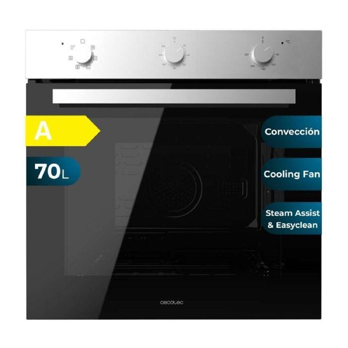 Multifunction Built-in Oven - Bolero - Hexa M236000 - Stainless Steel - 70L - 2800W - Class A