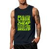 Men's Sleeveless Casual Tank Top Labor Day Graphic Print Muscle Fit Comfortable Lightweight Summer Shirt