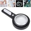 Handheld Magnifying Glass 6X/15X Reading Illuminated Lighted Magnifier with 6 LED Lights for Seniors Reading