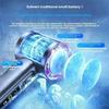 100 Gears Handheld Fan 3000mAh USB Mini Portable Rechargeable High-Speed Turbine Small Camping Fan with Rescue Flashlight