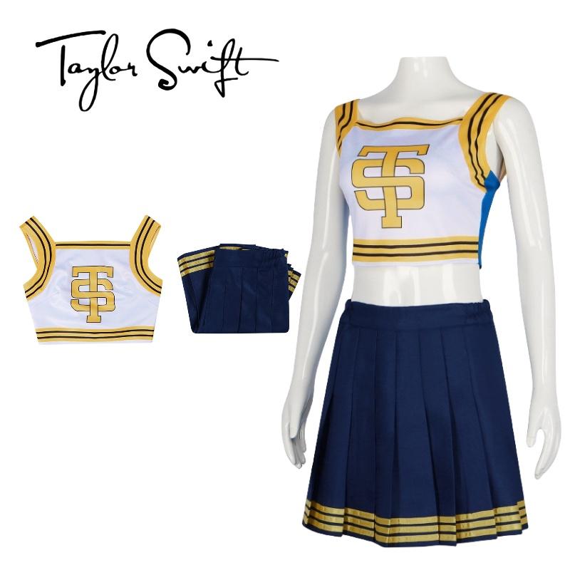 Taylor Cheerleading Swift Dance Skirt Uniform Costume Anime Party Halloween Fans