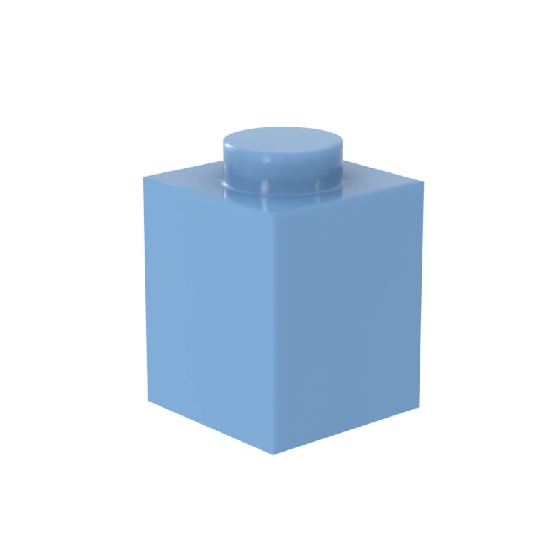 [FunBrick] 20PCS Classic DIY Building Blocks Thick Figures Bricks 1x1 Dots Educational Creative Compatible With 3005 Plastic To