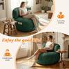 Übergroßer Sitzsack für Erwachsene, Riesiges Bodensofa aus Memory-Schaum, Großes Faulsofa