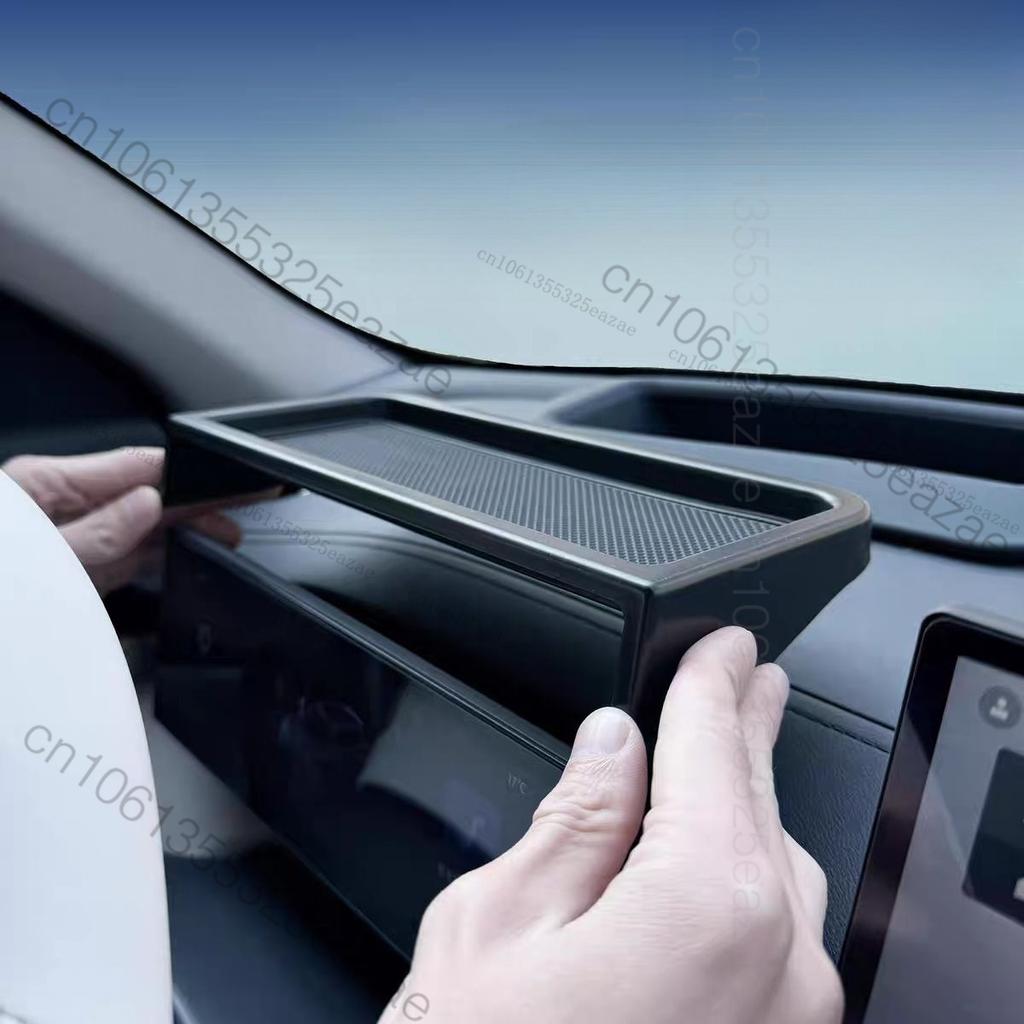 For Geely EX5 Galaxy E5 Proton e.MAS 7 Central Control Screen Rear Storage Box Car Interior Accessories Dashboard Storage Tray