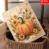 Kit Pittura Perle di Halloween Zucca Floreale Fatto a Mano DIY Decorazione Casa Pittura