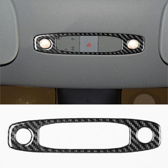 Carbon Fiber Dashboard Headlight Switch Cover Trim For Tesla Model 3/Y 2017-