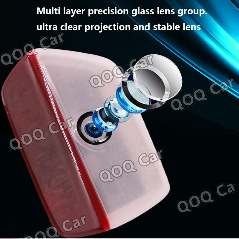 For Mazda 6 ATENZA RUIYI CX9 RX8 MS Led Car Door Logo Welcome Shadow Light Laser Projector Ghost Lamp Auto Accessories Glass Len