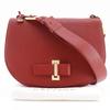 DELVAUX Mutan Shoulder Bag Outlet Red Calfskin Women Used