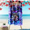 Brave Frontier Print Beach Towel, Large Soft Quick Dry Towel for Beach Camping Swimming