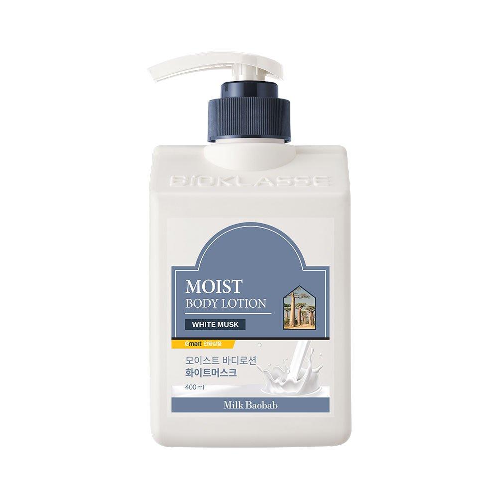 Milk Baobab Feuchtigkeitsspendende Körperlotion White Musk 400ml