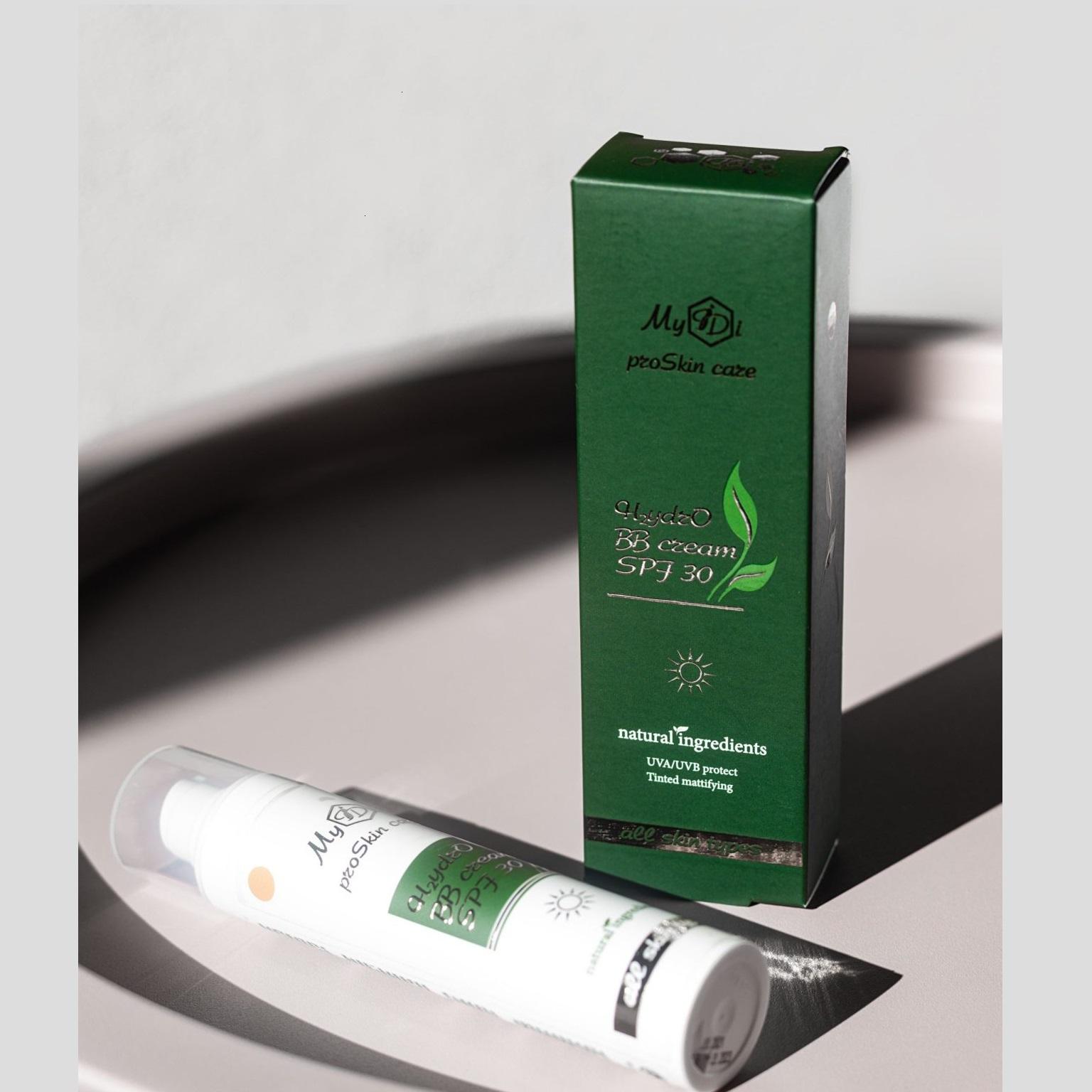 

Зволожуючий крем BB SPF 30 H2ydrO BB cream SPF 30 (світлий беж) MyIDi 50 мл