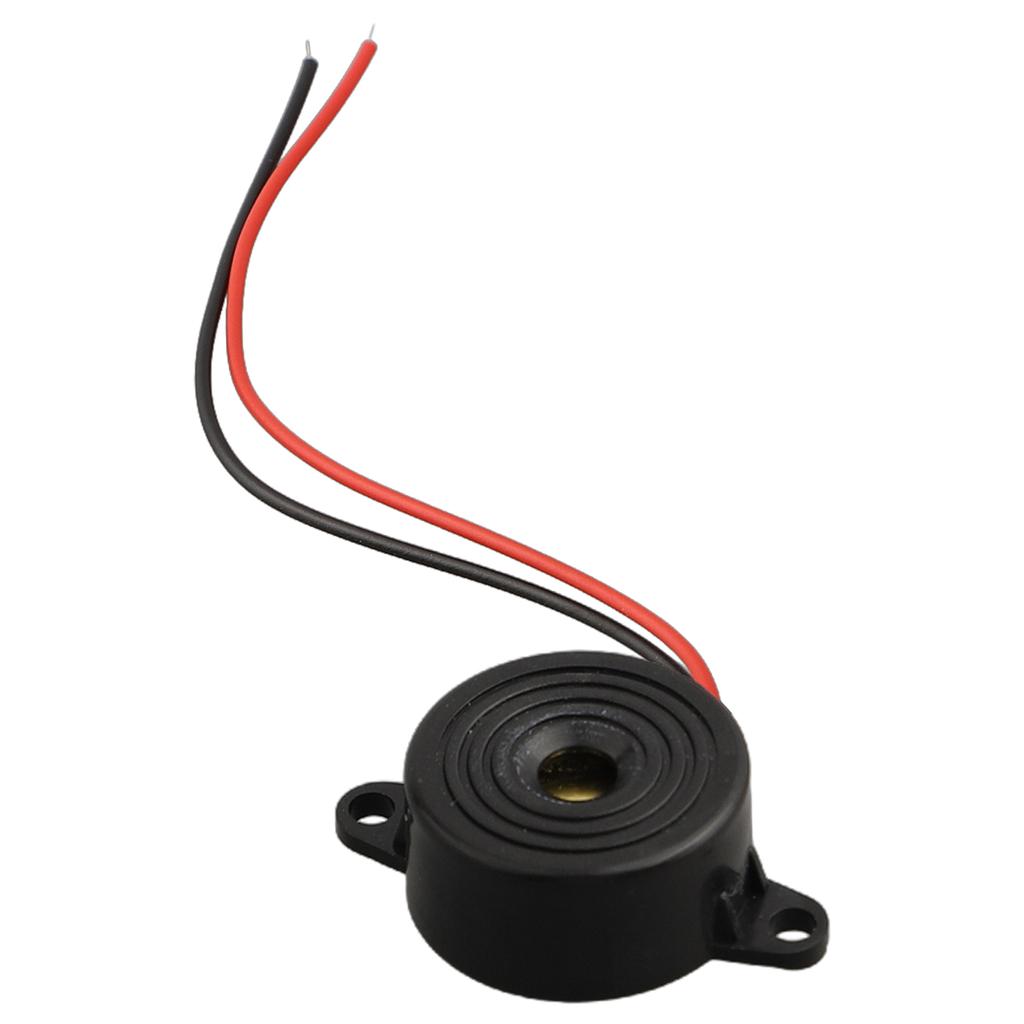 ABS And Electric Components Piezo Buzzer 2 Wired Connctor