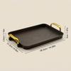 Plastic Makeup Organizer Vanity Tray Bathroom Sink Counter Storage Cosmetic Perfume Stand Skincare Waterproof With Handle