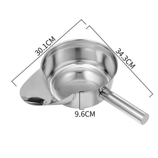 French Fries Shovel Tool Chip Scoop Food Stainless Steel Kitchen Tools Fries Burger Packaging Tool Single Double Handles Grip